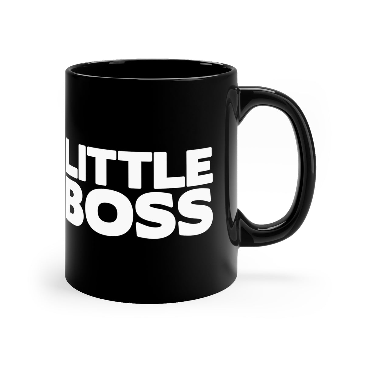'Little Boss' Mug - Black