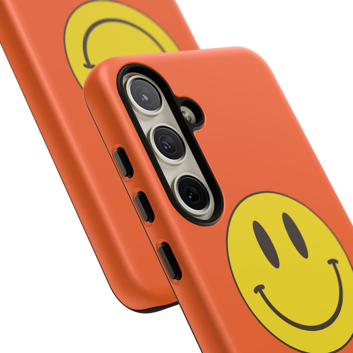 Classic Acid House Smiley Tough Mobile Phone Case - Orange