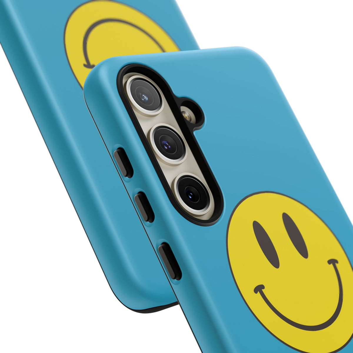 Classic Acid House Smiley Tough Mobile Phone Case - Turquoise