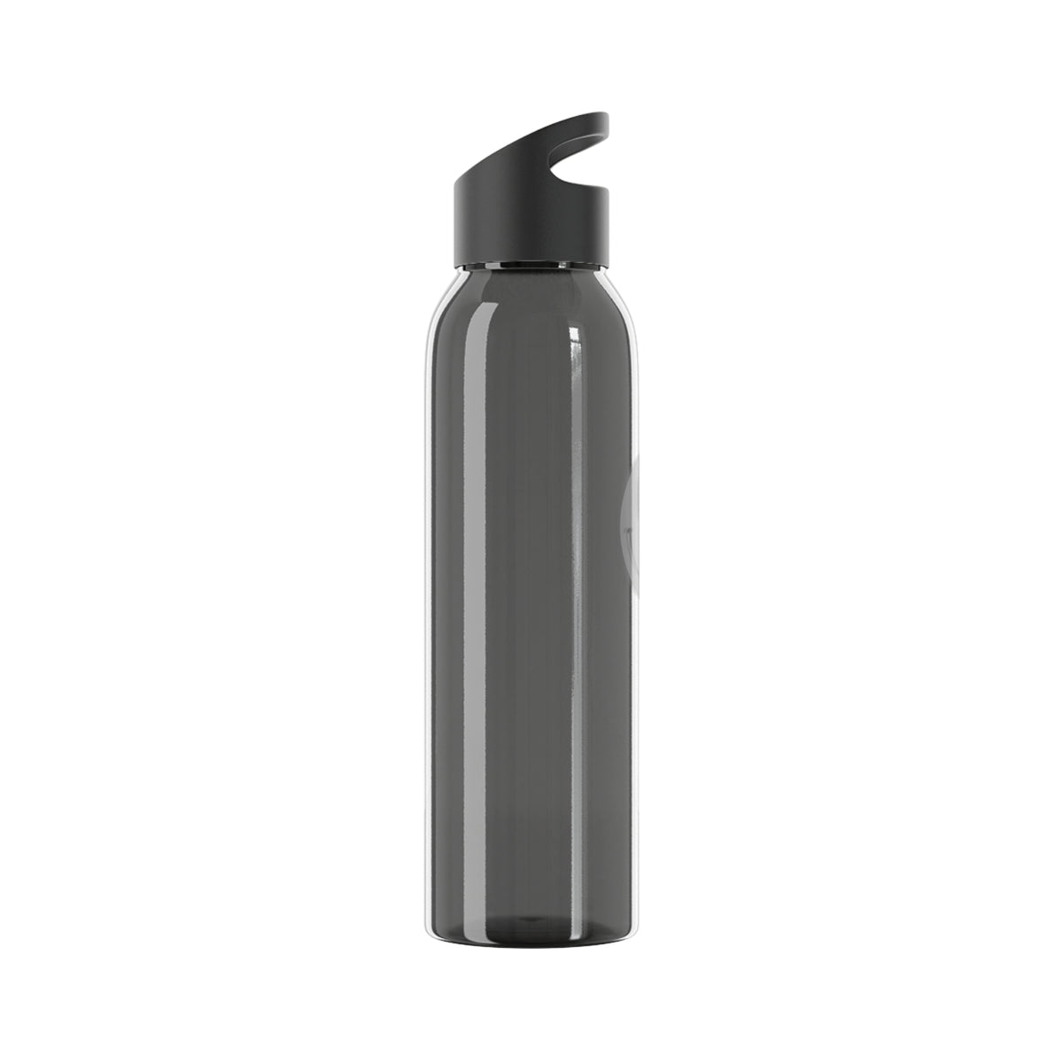 Classic Smiley (Black) - Sky Water Bottle