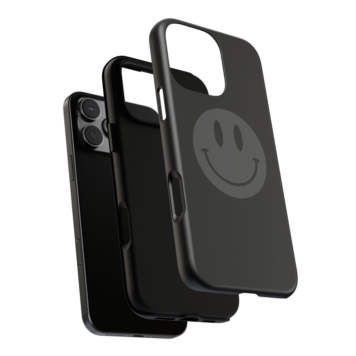 Acid House Smiley Tough Mobile Phone Case - Black