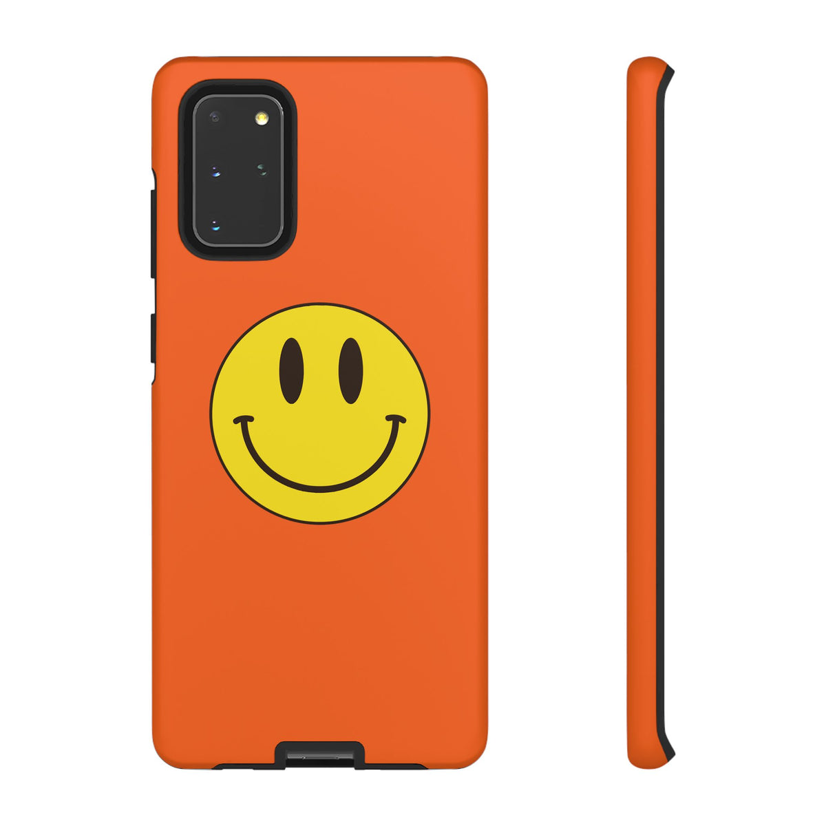 Classic Acid House Smiley Tough Mobile Phone Case - Orange