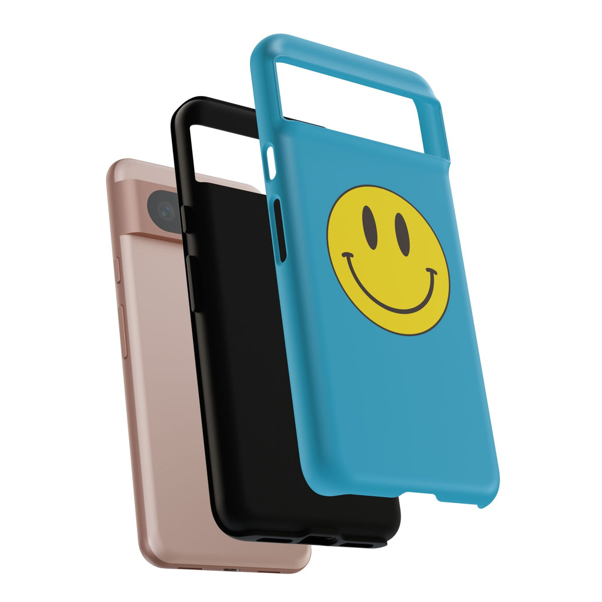 Classic Acid House Smiley Tough Mobile Phone Case - Turquoise