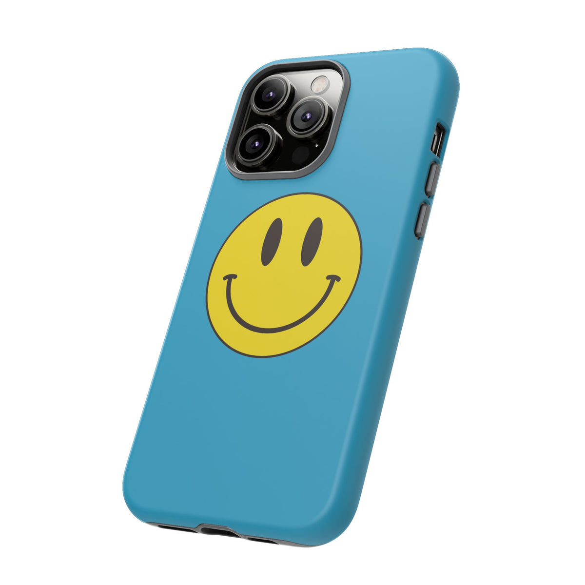 Classic Acid House Smiley Tough Mobile Phone Case - Turquoise