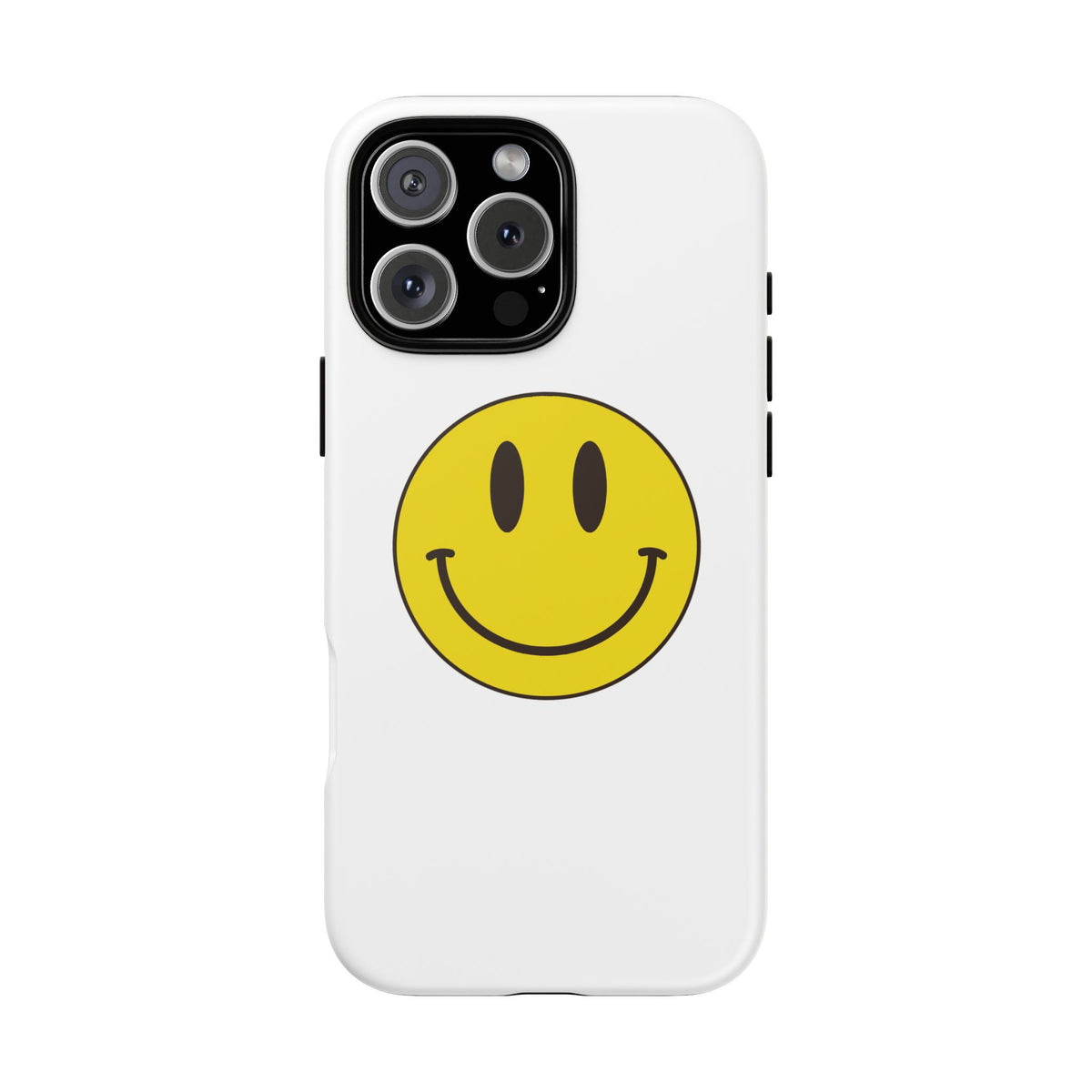 Classic Acid House Smiley Tough Mobile Phone Case - White