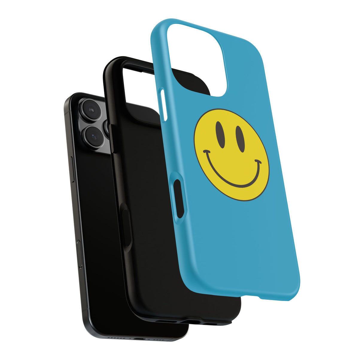 Classic Acid House Smiley Tough Mobile Phone Case - Turquoise