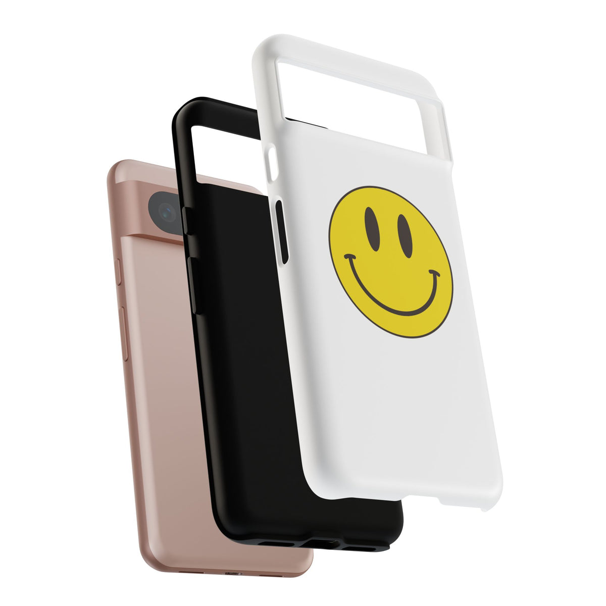 Classic Acid House Smiley Tough Mobile Phone Case - White