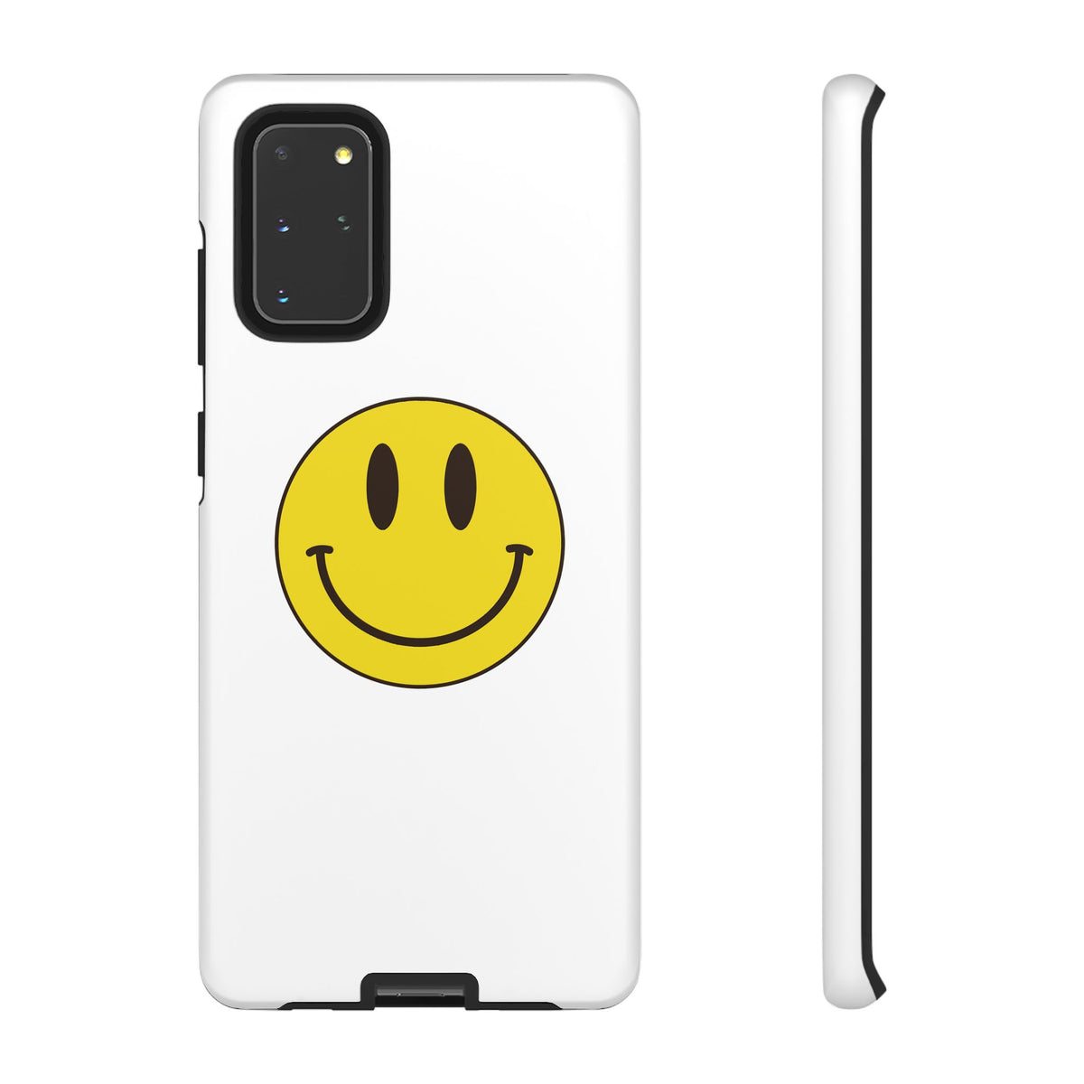 Classic Acid House Smiley Tough Mobile Phone Case - White