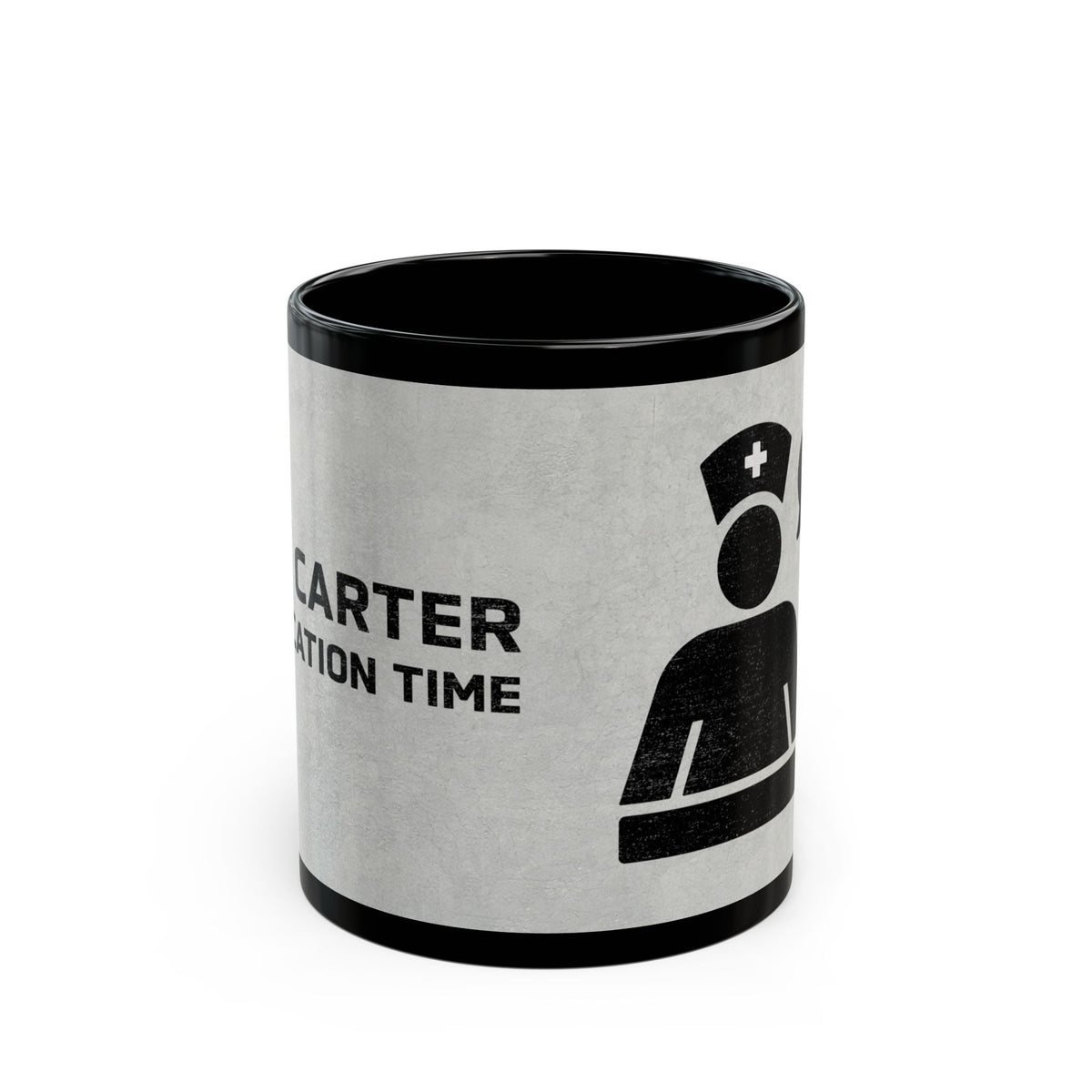 Jon Carter - Medication Time Mug (Black)