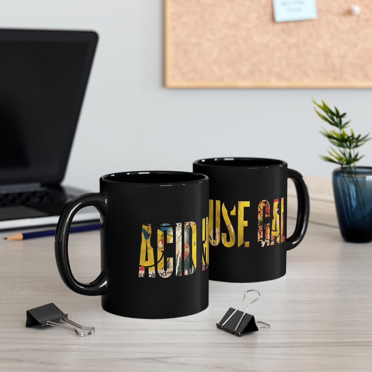 Acid House Gal Mug - Black