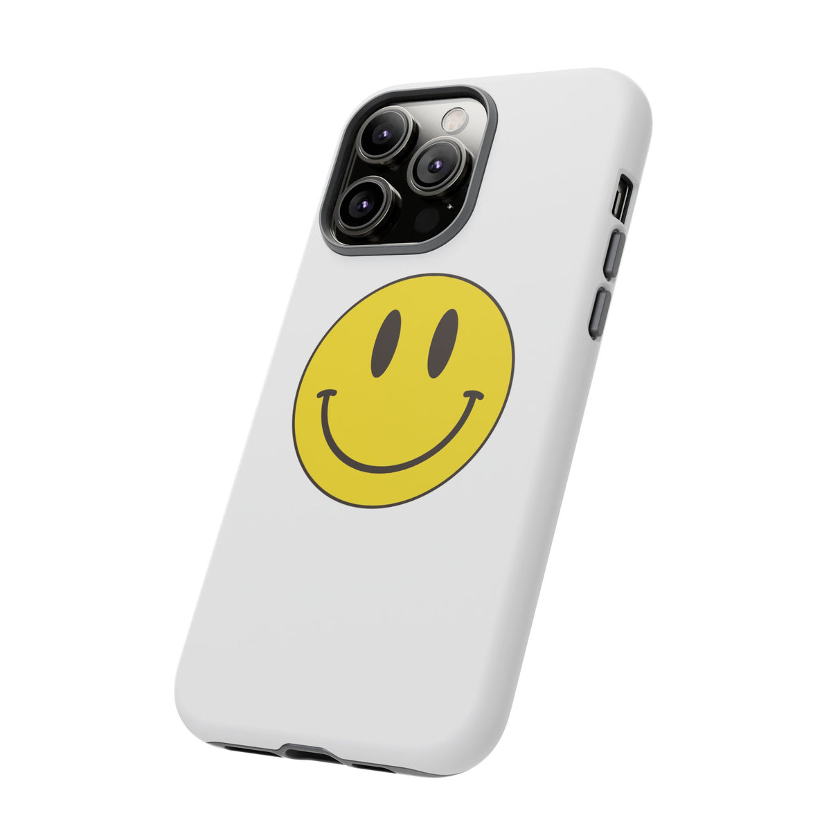 Classic Acid House Smiley Tough Mobile Phone Case - White