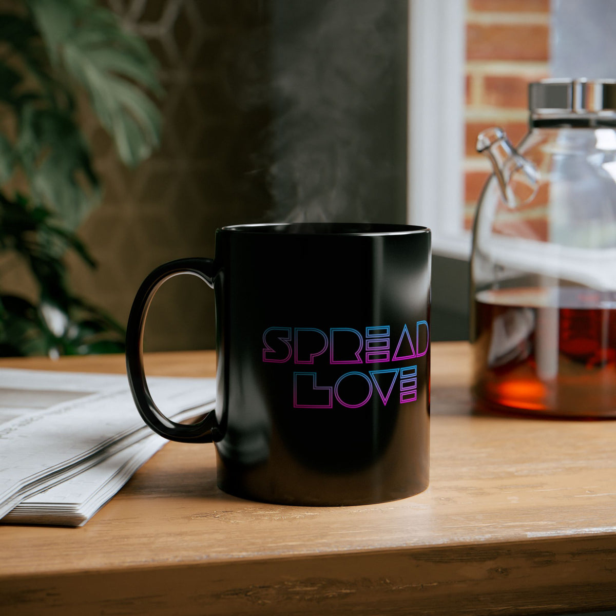 Spread Love Mug - Black