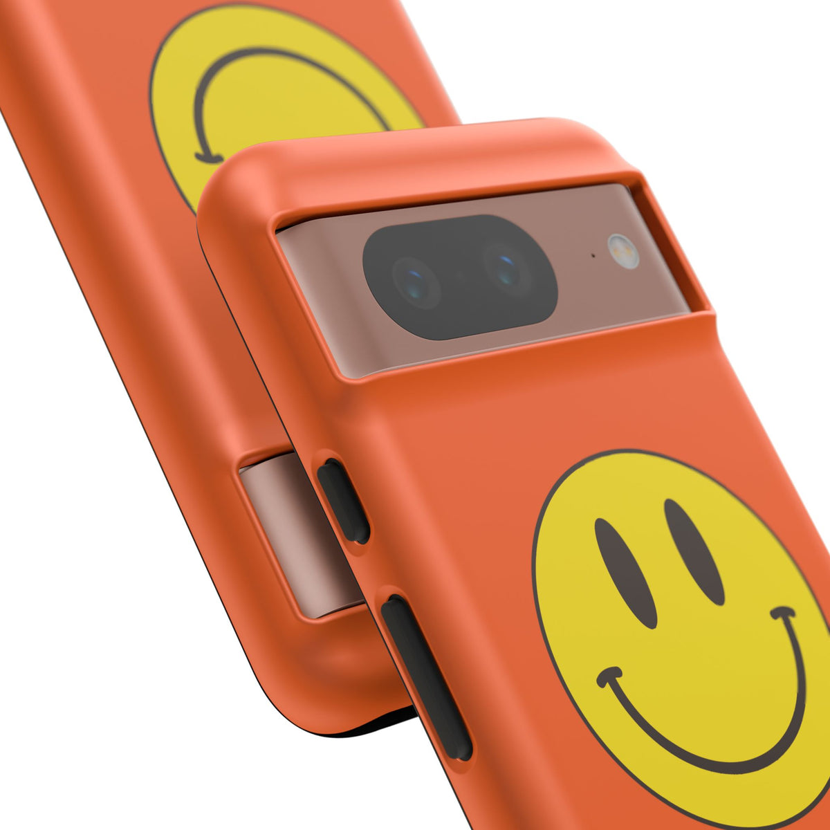 Classic Acid House Smiley Tough Mobile Phone Case - Orange