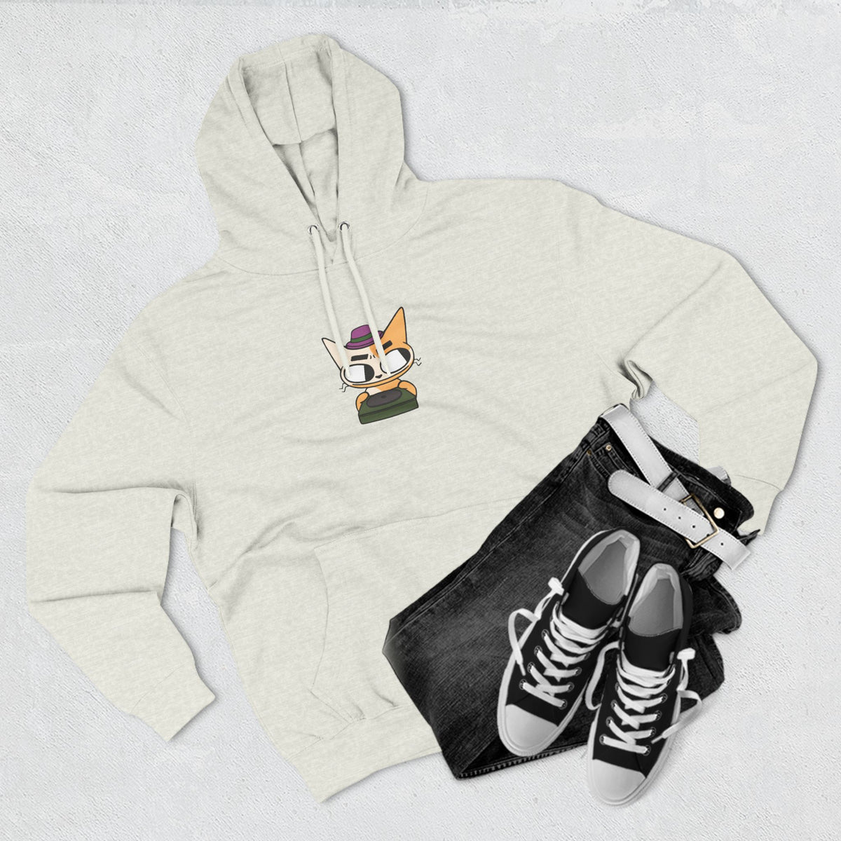 Out Yer Box - Three-Panel Fleece Hoodie