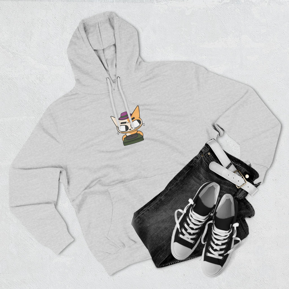 Out Yer Box - Three-Panel Fleece Hoodie