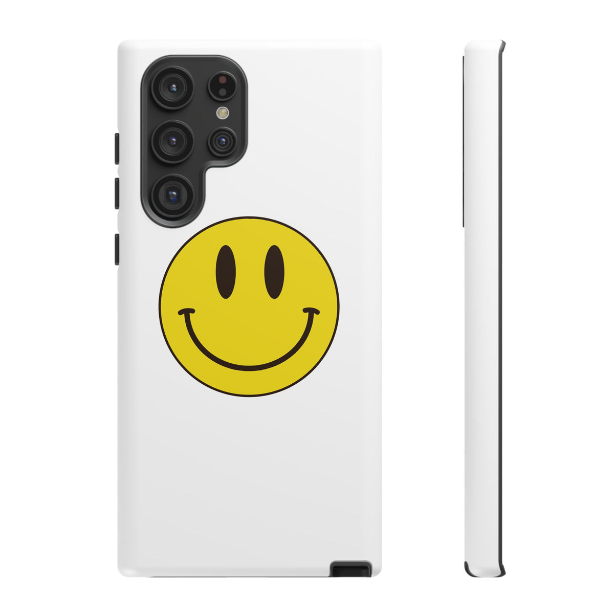 Classic Acid House Smiley Tough Mobile Phone Case - White