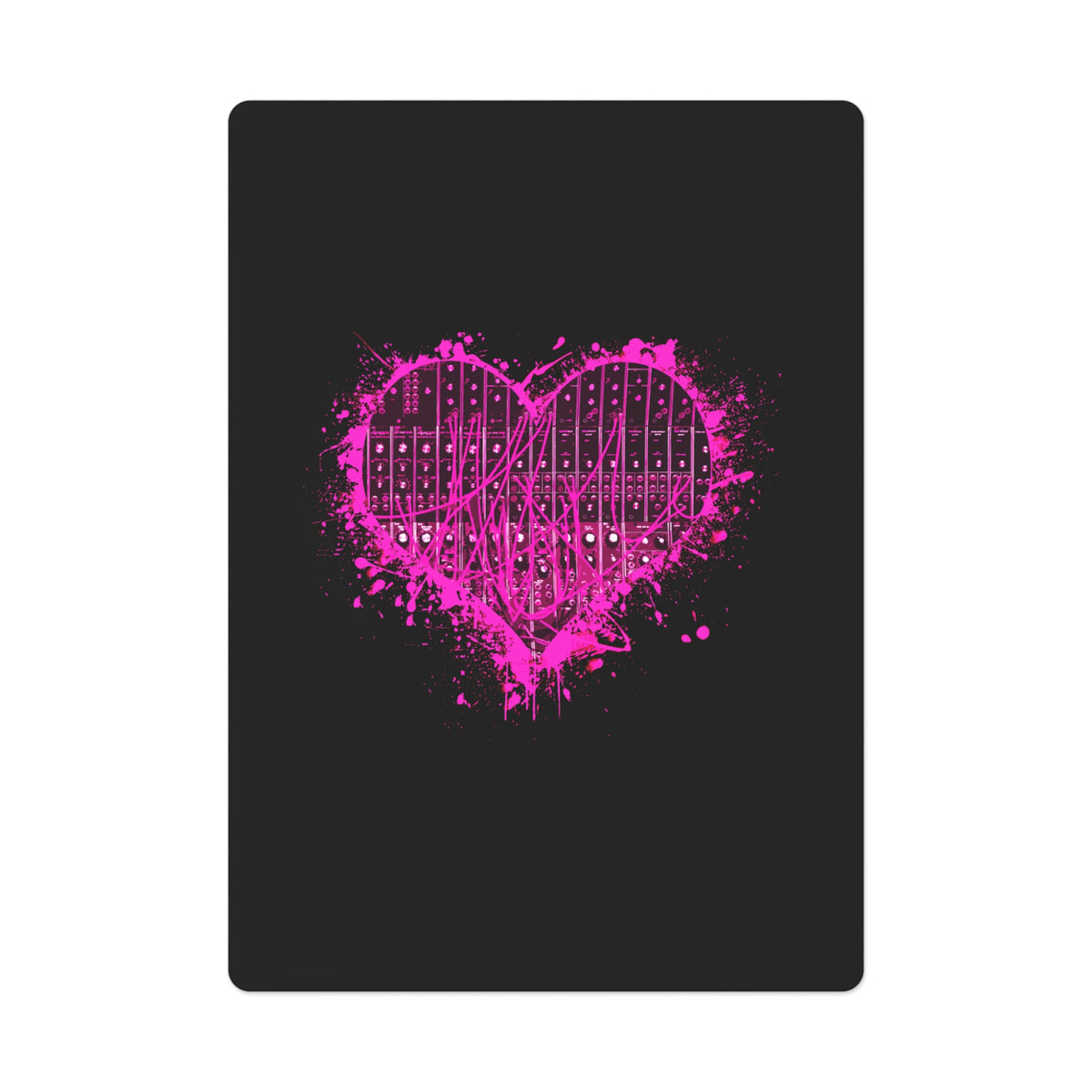 Spread Love Poker Cards - Black