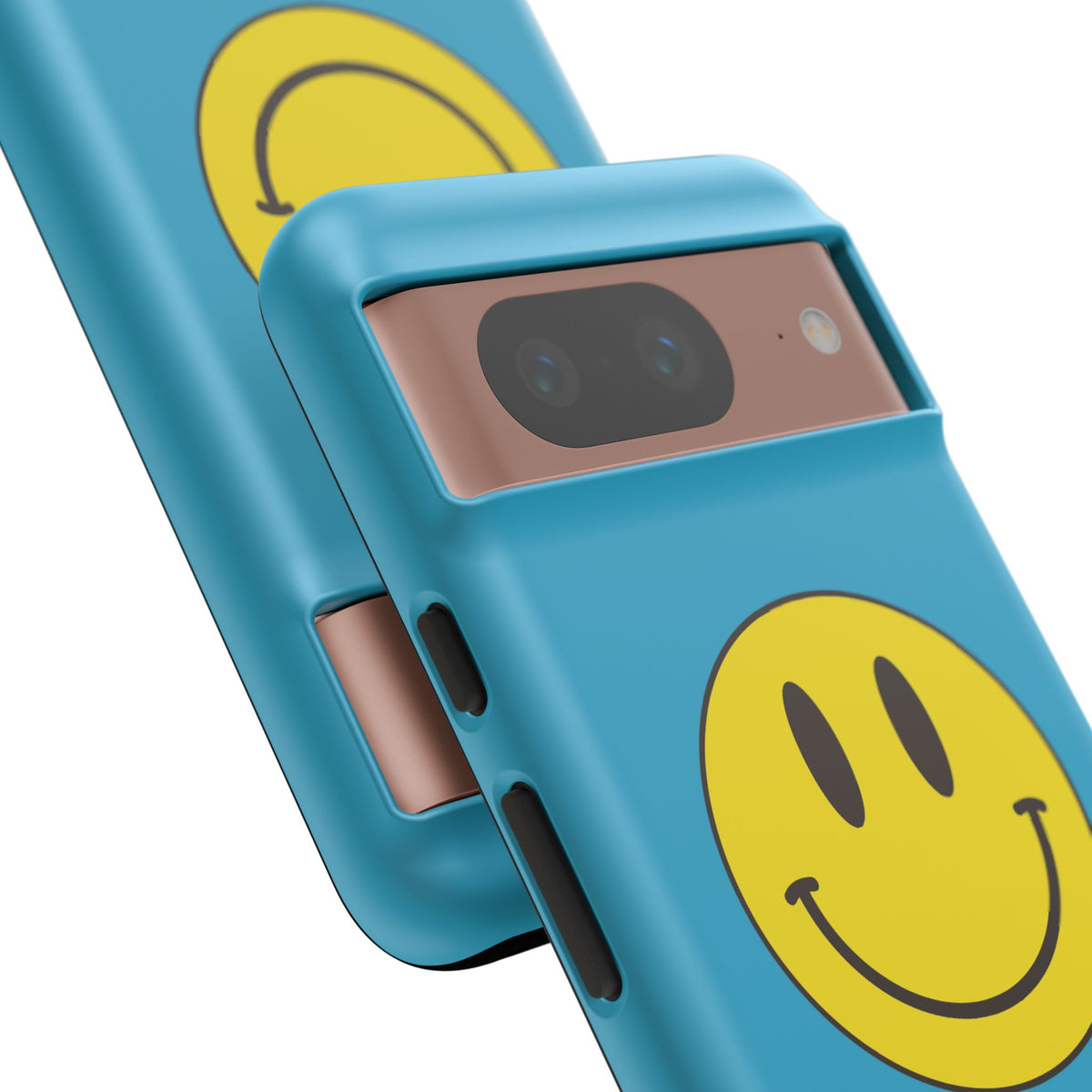 Classic Acid House Smiley Tough Mobile Phone Case - Turquoise