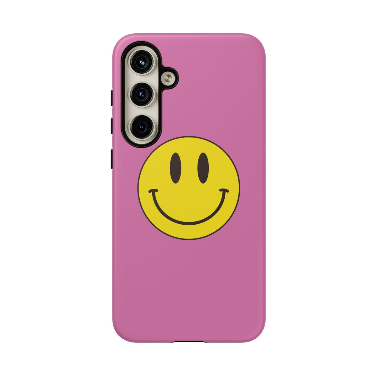 Classic Acid House Smiley Tough Mobile Phone Case - Light Pink