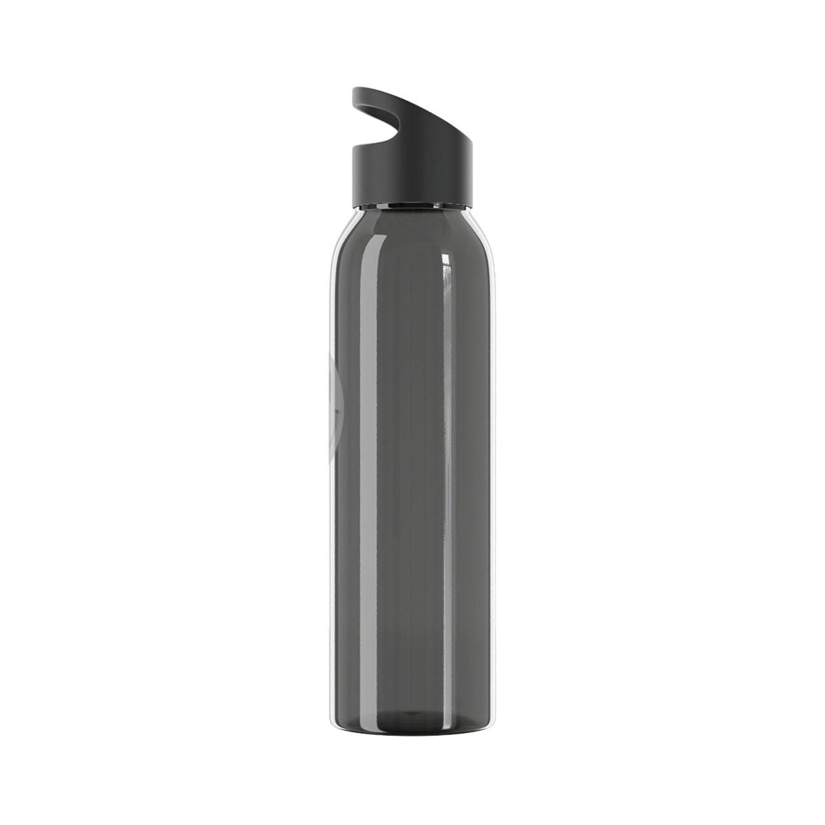 Classic Smiley (Black) - Sky Water Bottle