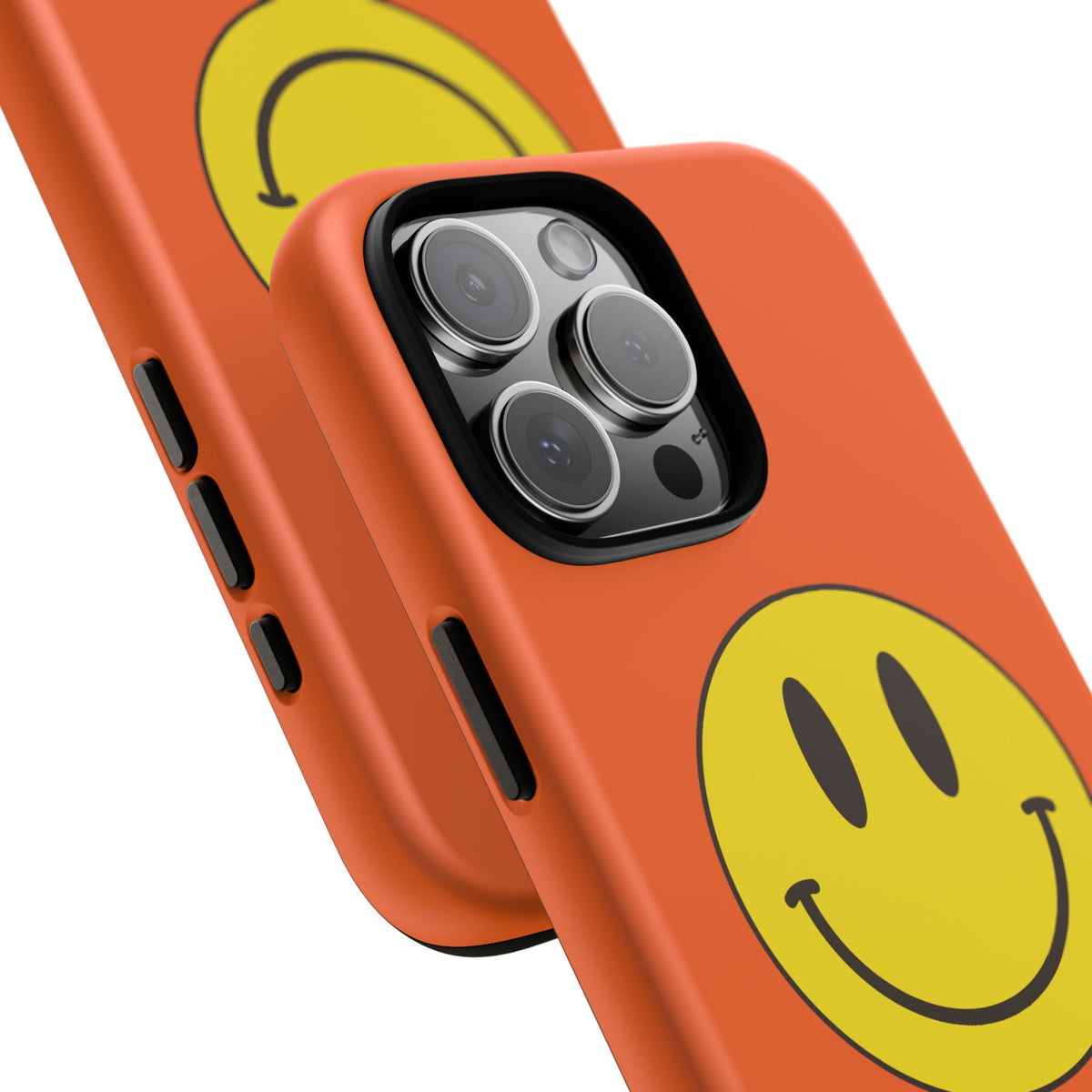 Classic Acid House Smiley Tough Mobile Phone Case - Orange