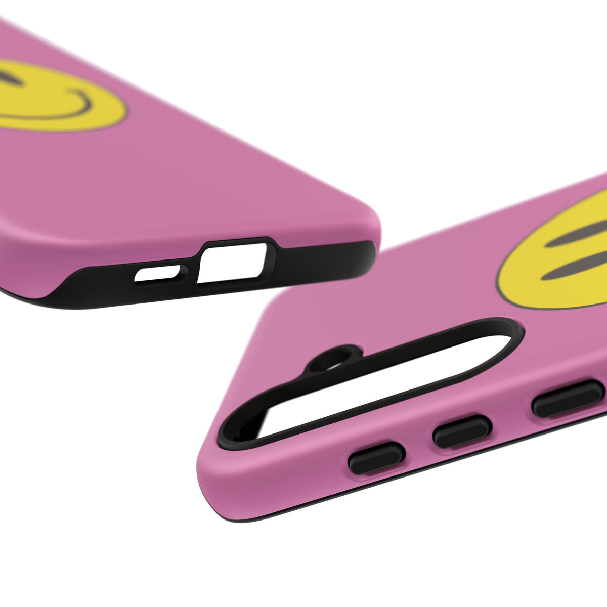 Classic Acid House Smiley Tough Mobile Phone Case - Light Pink