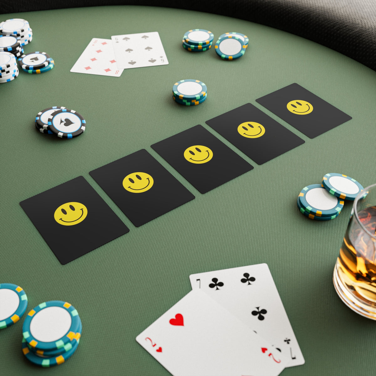 Classic Smiley Poker Cards