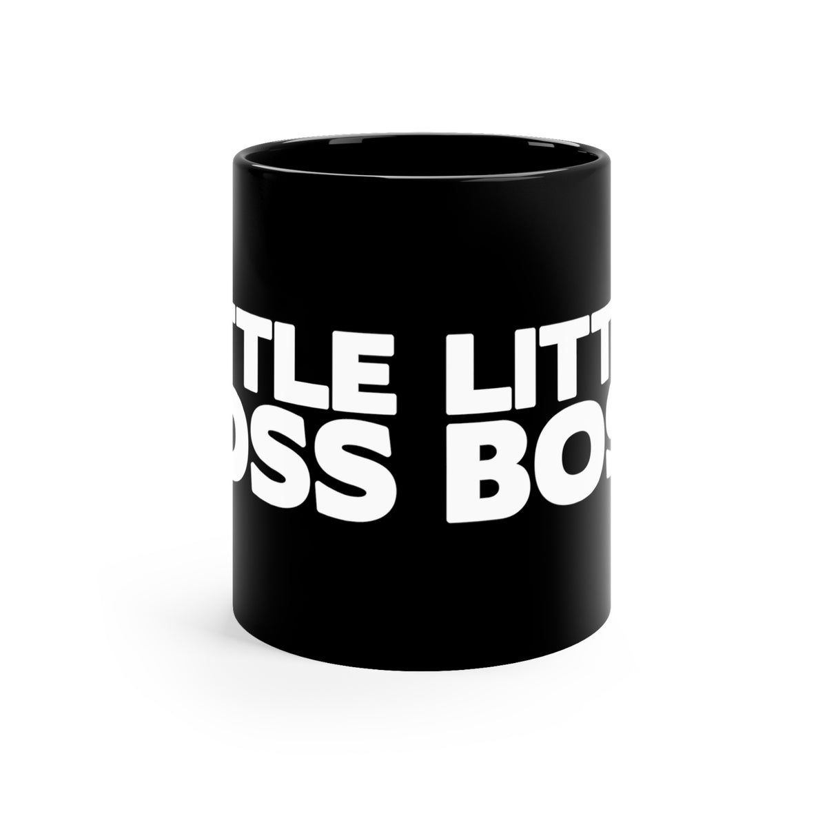 'Little Boss' Mug - Black