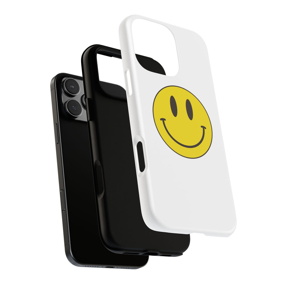 Classic Acid House Smiley Tough Mobile Phone Case - White