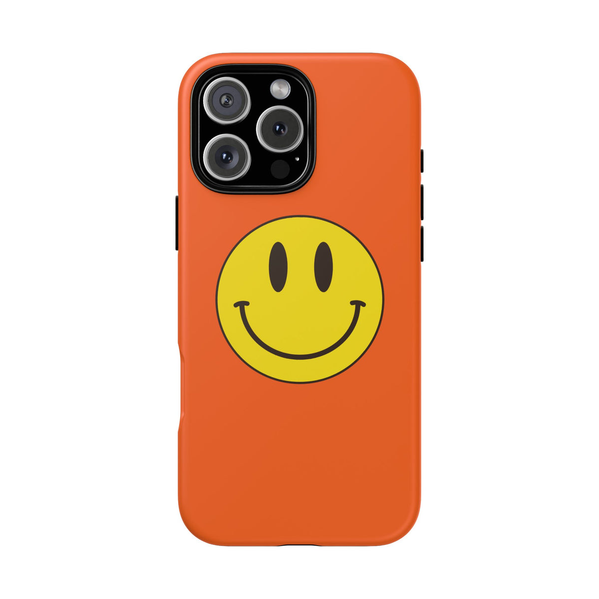 Classic Acid House Smiley Tough Mobile Phone Case - Orange