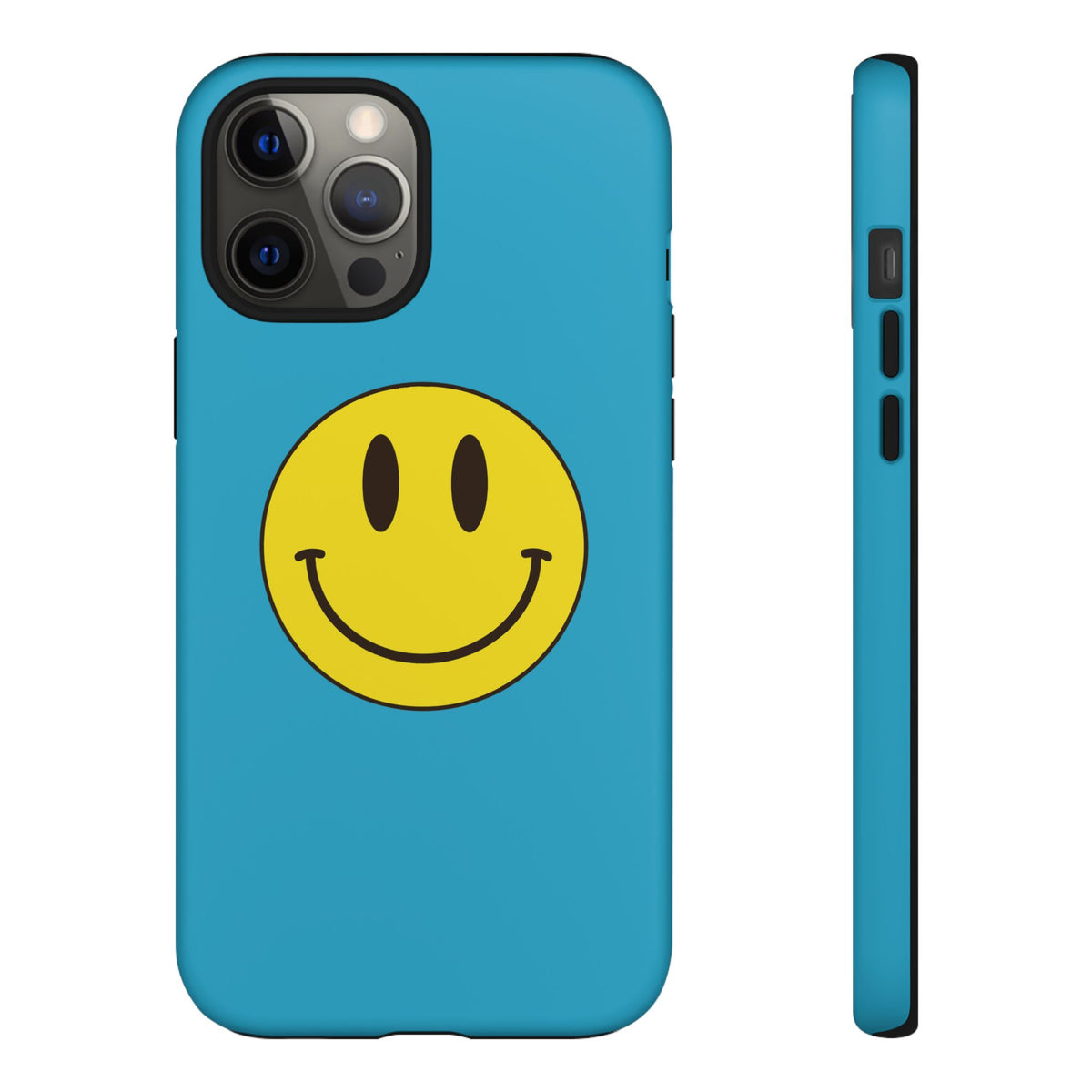 Classic Acid House Smiley Tough Mobile Phone Case - Turquoise