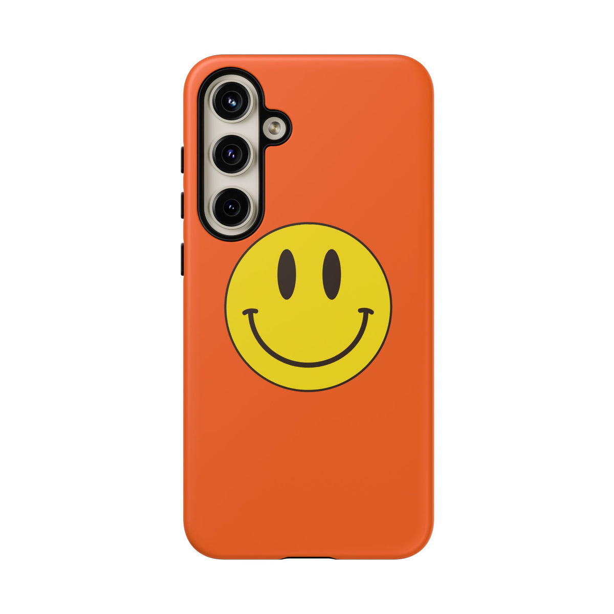 Classic Acid House Smiley Tough Mobile Phone Case - Orange