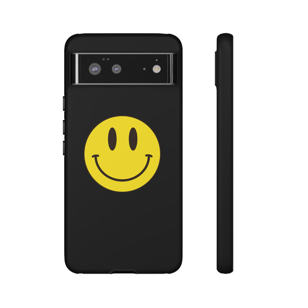 Classic Acid House Smiley Tough Mobile Phone Case - Matte Black