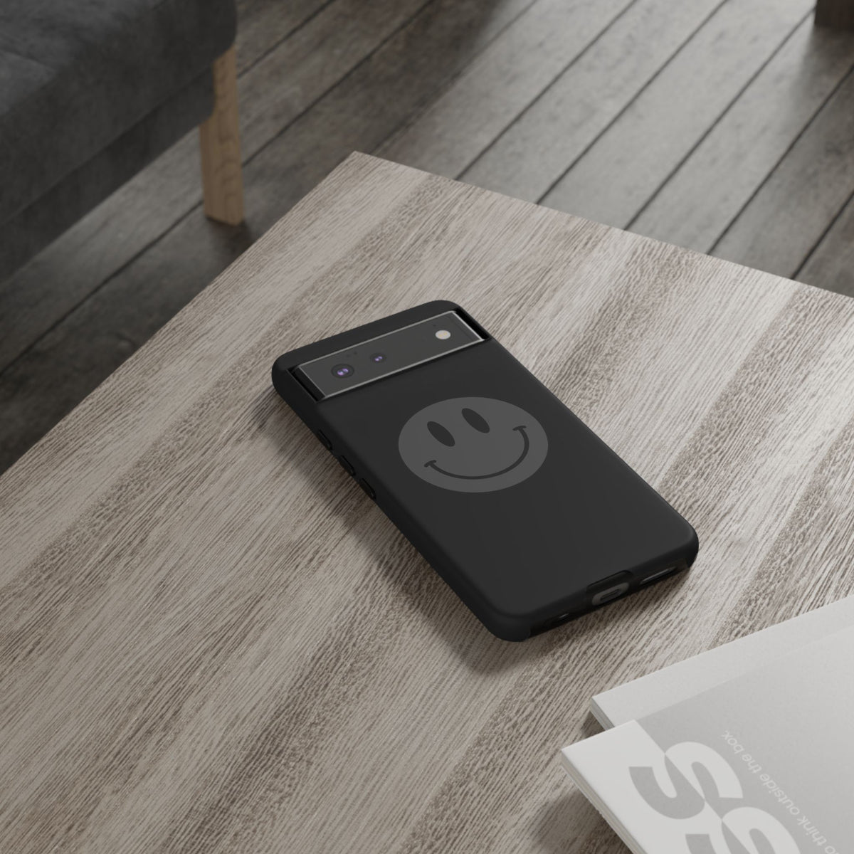 Acid House Smiley Tough Mobile Phone Case - Black