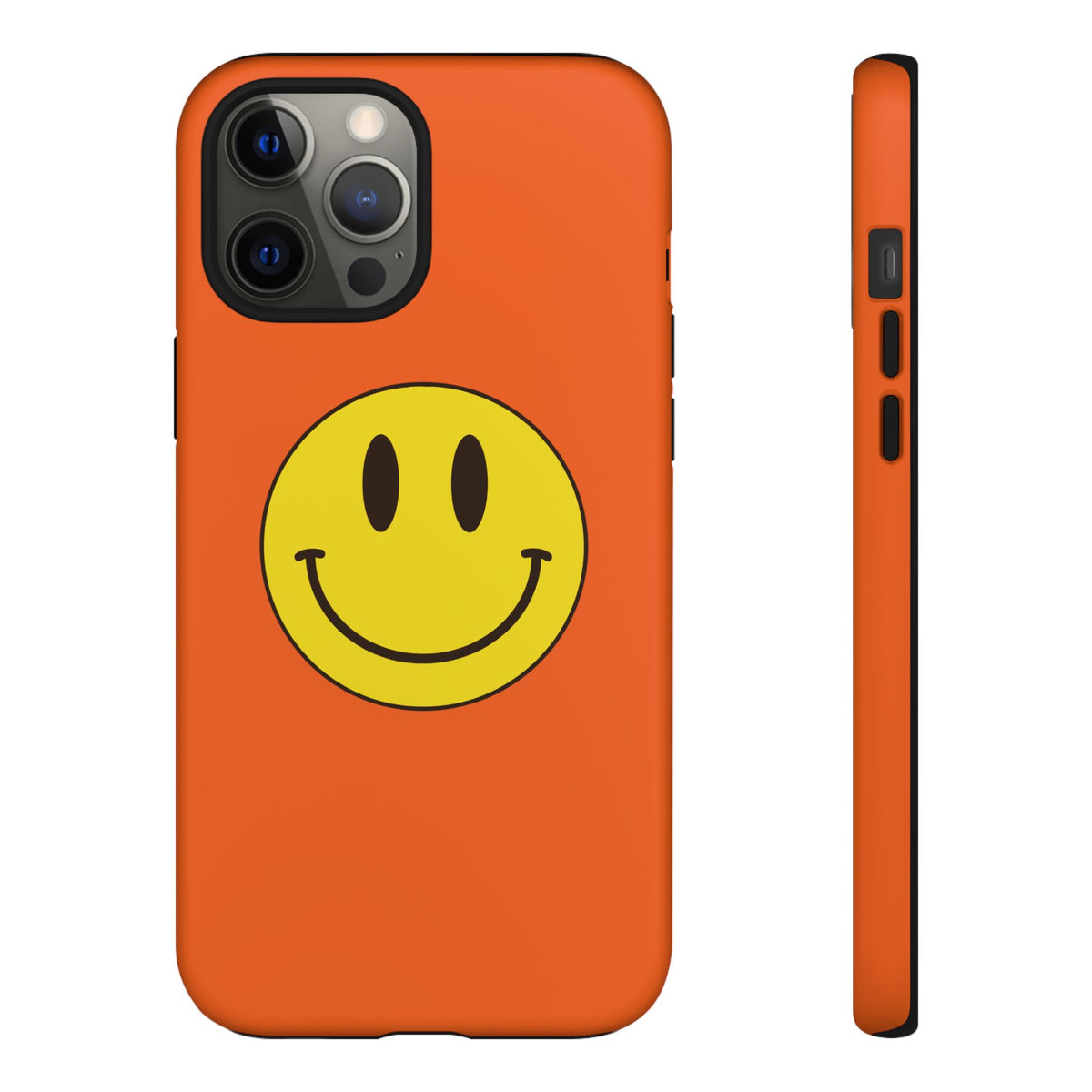 Classic Acid House Smiley Tough Mobile Phone Case - Orange