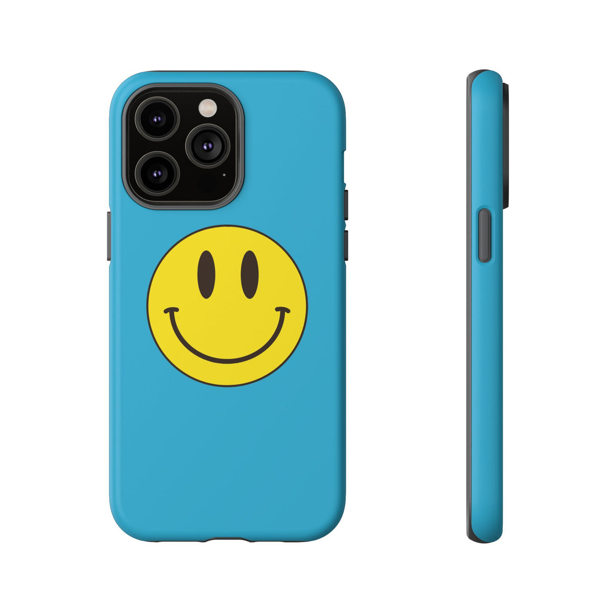 Classic Acid House Smiley Tough Mobile Phone Case - Turquoise