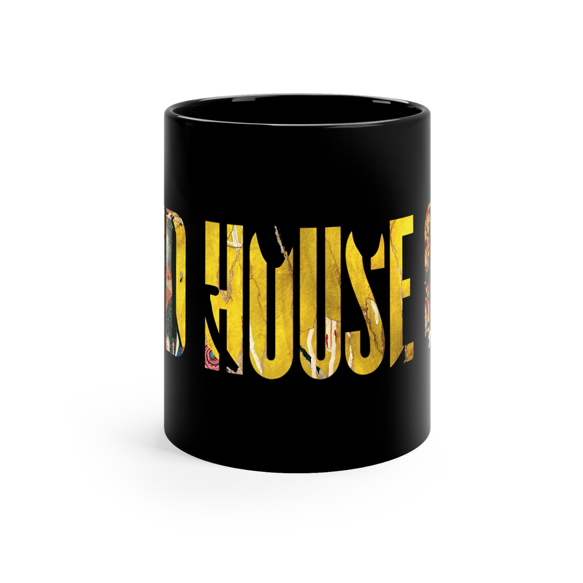 'Acid House Gal' Mug - Black
