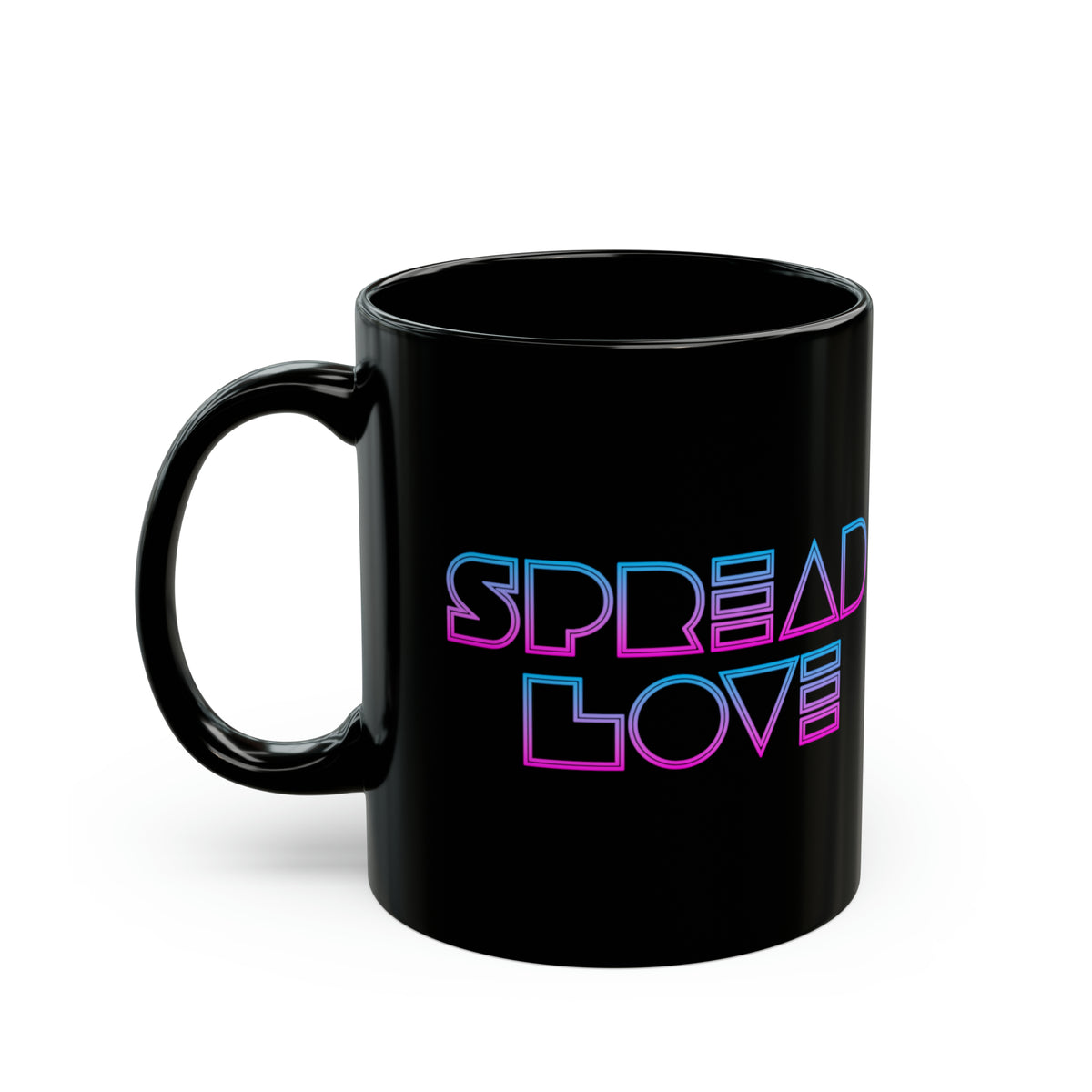 'Spread Love' Mug - Black