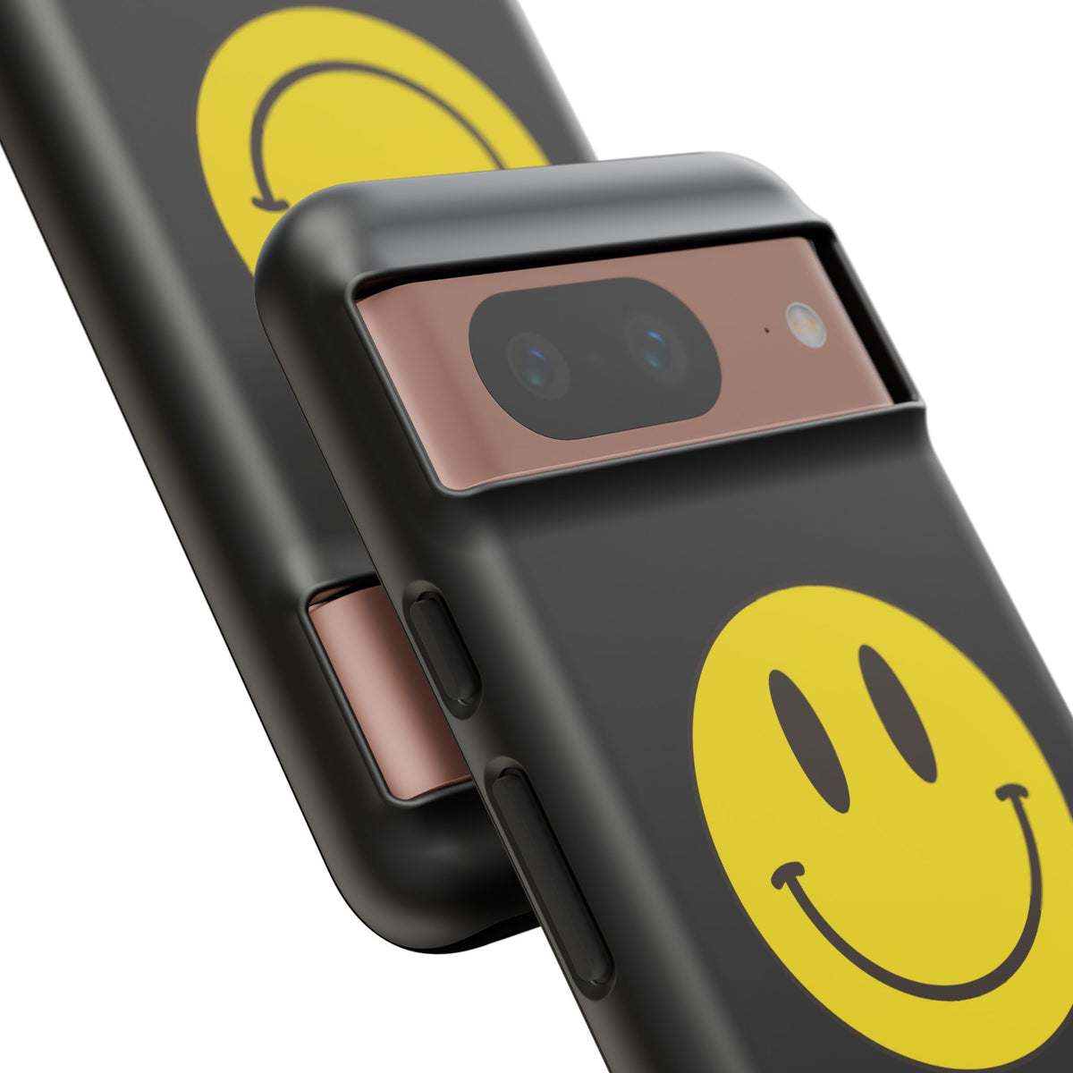 Classic Acid House Smiley Tough Mobile Phone Case - Matte Black