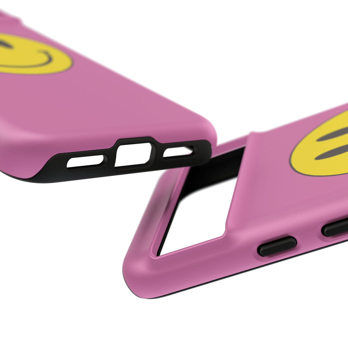 Classic Acid House Smiley Tough Mobile Phone Case - Light Pink