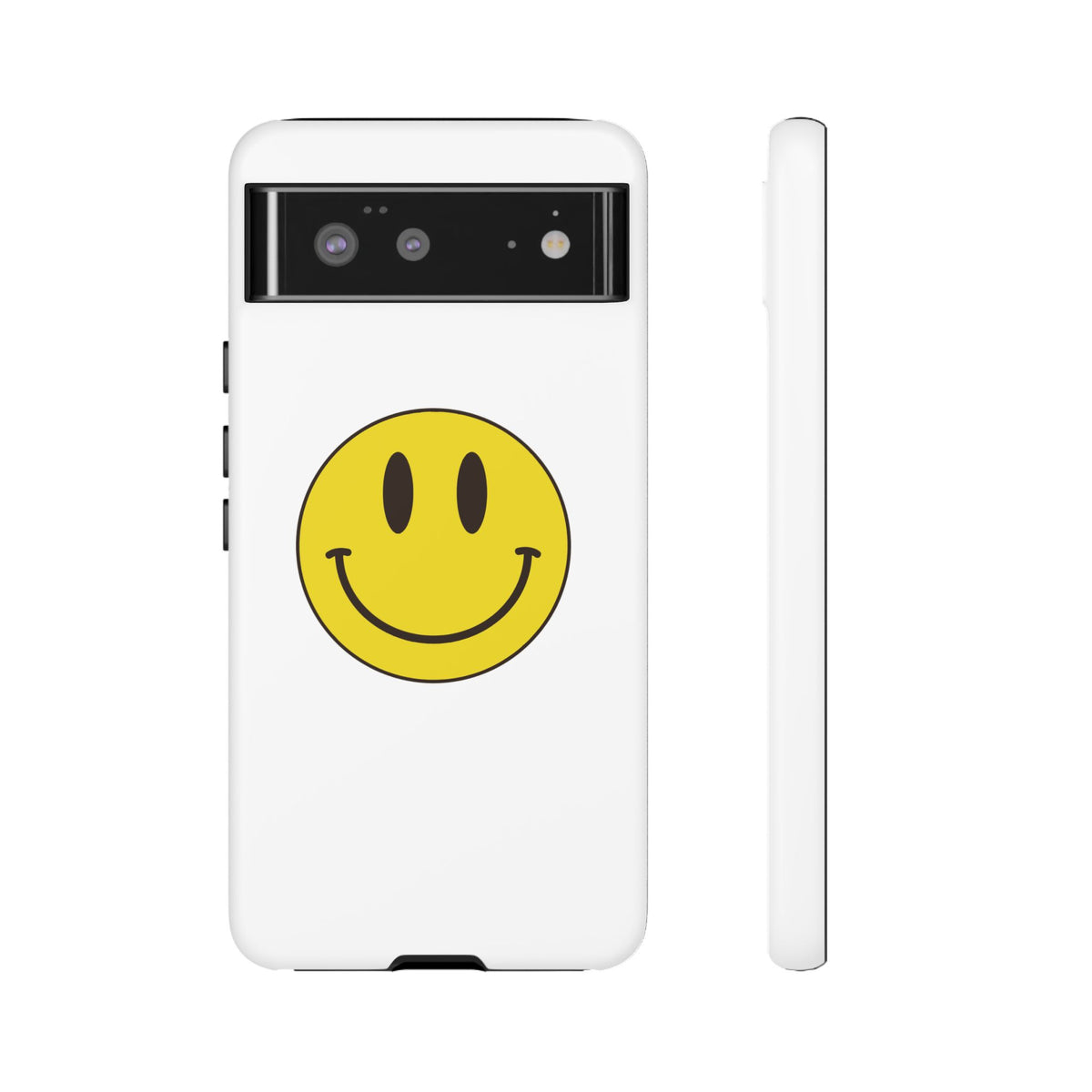 Classic Acid House Smiley Tough Mobile Phone Case - White