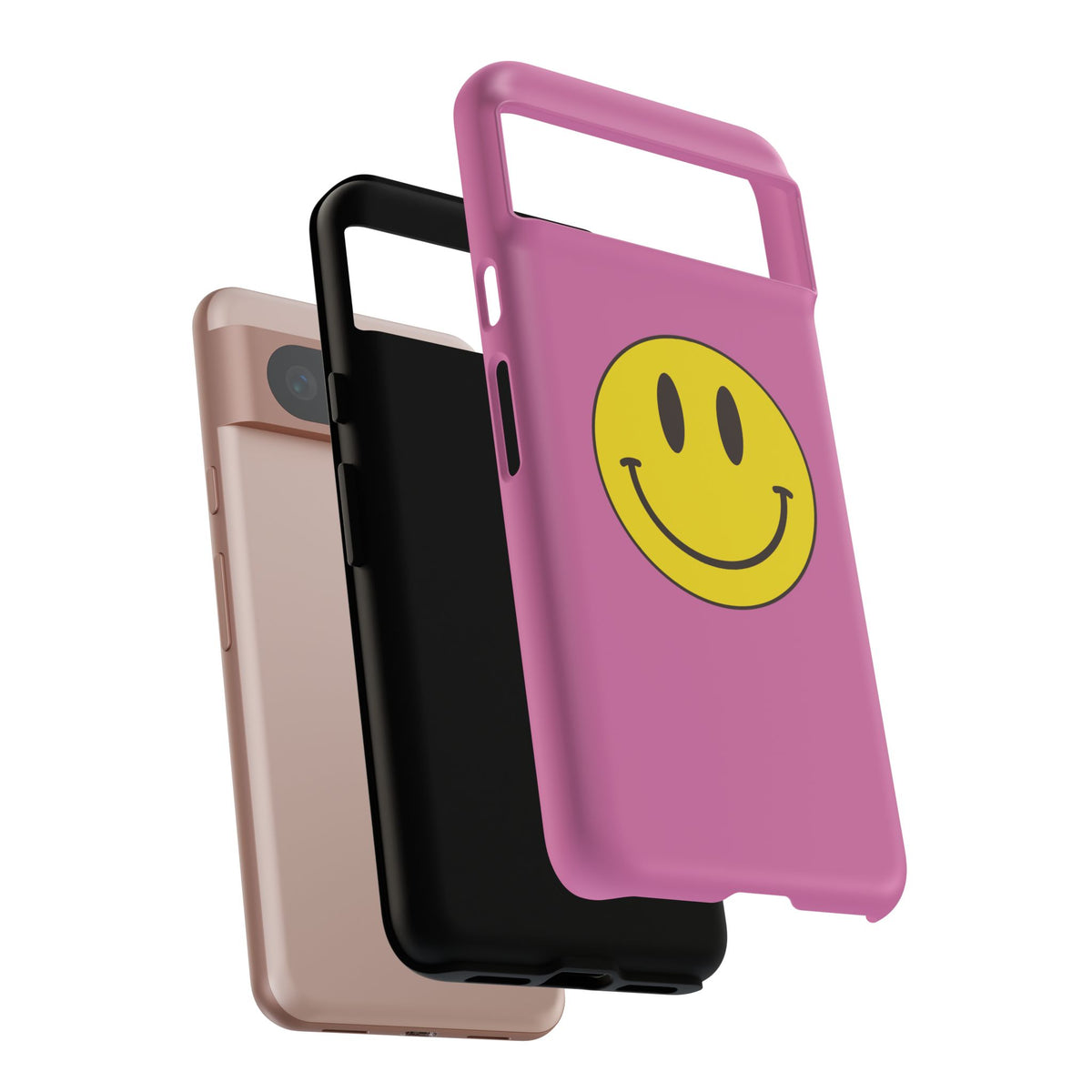 Classic Acid House Smiley Tough Mobile Phone Case - Light Pink