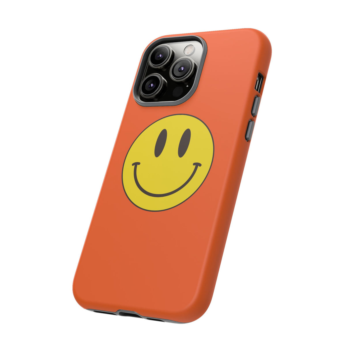 Classic Acid House Smiley Tough Mobile Phone Case - Orange