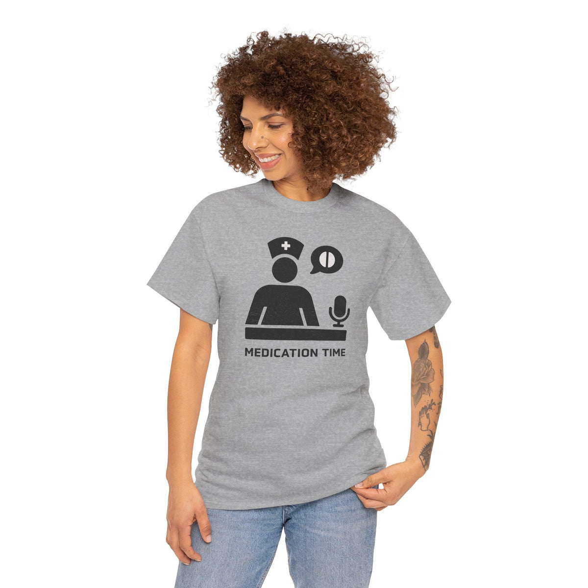 Medication Time (text) T-Shirt