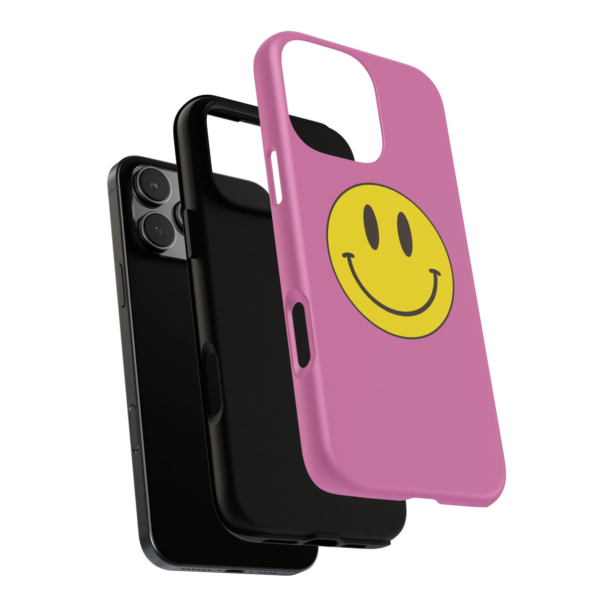 Classic Acid House Smiley Tough Mobile Phone Case - Light Pink