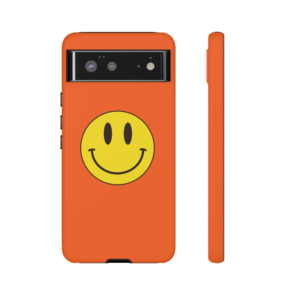 Classic Acid House Smiley Tough Mobile Phone Case - Orange