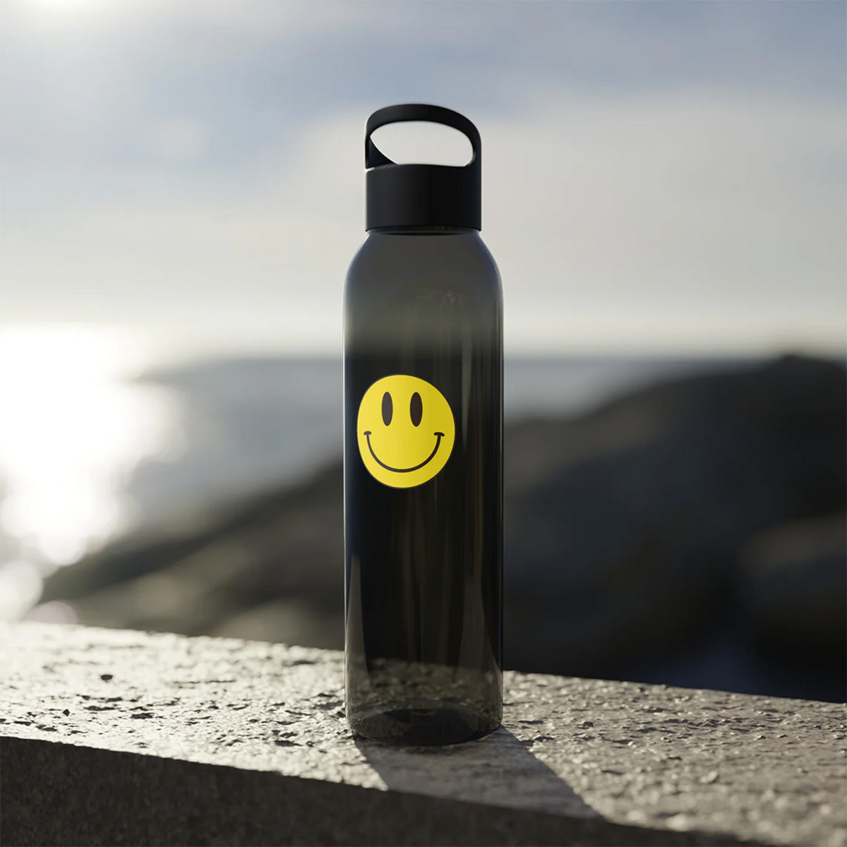 Classic Smiley - Sky Water Bottle